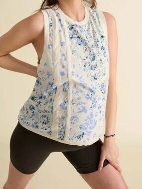 Free People Movement x Hatch Printed Maternity Love Tank -  Size S